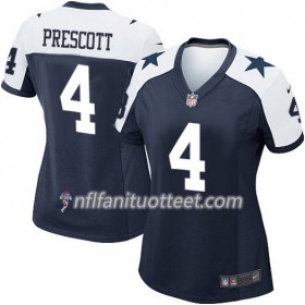 Nainen Dallas Cowboys NFL Pelipaita Dak Prescott 4 Nike Throwback Alternate 